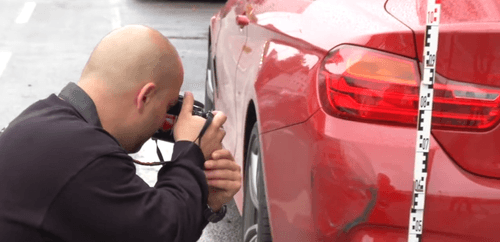 Unfall Aufnahme